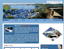 Tablet Screenshot of jodhpurtravels.com